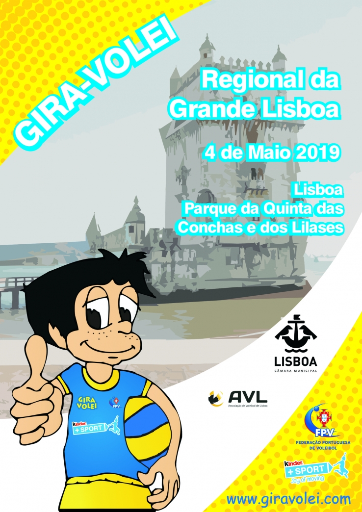Calendário de competições da AVL para o mês de maio