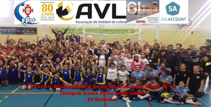 3º Torneio Minivoleibol AVL Circuito "Professor António Martins"- Resultados