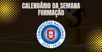 CALENDÁRIO DA SEMANA - JUNIORES