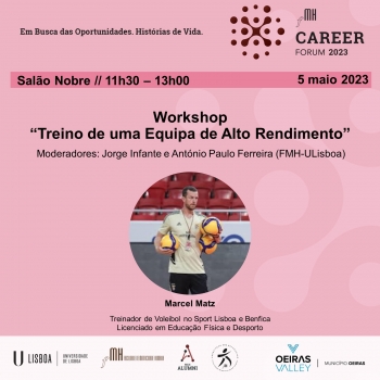 Workshop &quot;Treino de uma Equipa de Alto Rendimento&quot;