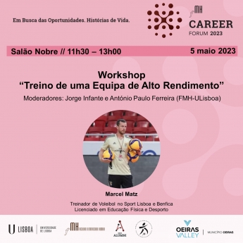 Workshop &quot;Treino de uma Equipa de Alto Rendimento&quot;