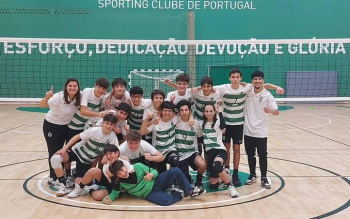 Iniciados Masculinos do Sporting Clube de Portugal são Campeões Regionais