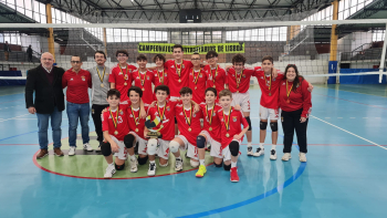 Infantis Masculinos do Sport Lisboa e Benfica são Campeões Regionais