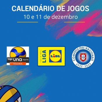CALENDÁRIO DA SEMANA 10 E 11 DE DEZEMBRO