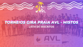 DUPLAS INSCRITAS TORNEIO GIRA PRAIA AVL - MISTOS