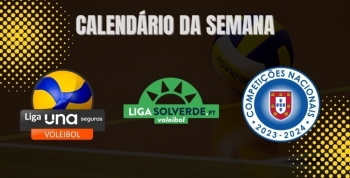 Calendário da Semana 11, 12 e 13 novembro
