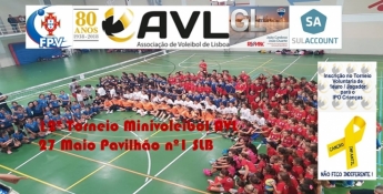 12º Torneio Minivoleibol AVL- 27 Maio Pavilhão Nº1 SLB
