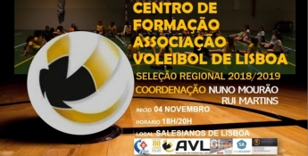 Centro de Formação da AVL inicia trabalhos a 4 Novembro!