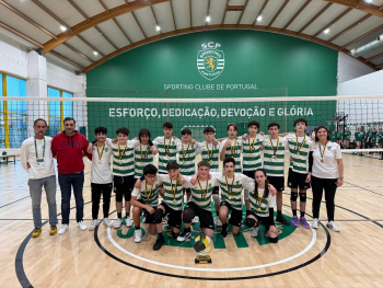 Iniciados Masculinos do Sporting Clube de Portugal são Campeões Regionais