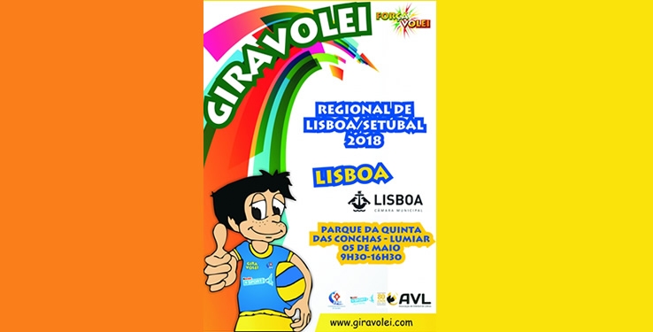 Encontro Regional Gira-Volei Lisboa realiza-se dia 5 Maio na Quinta das Conchas